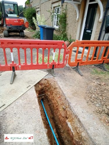 Thrust moling allows us to lessen disruption...