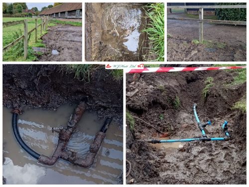 Renewing leaking stopcocks on old black alkathene pipework